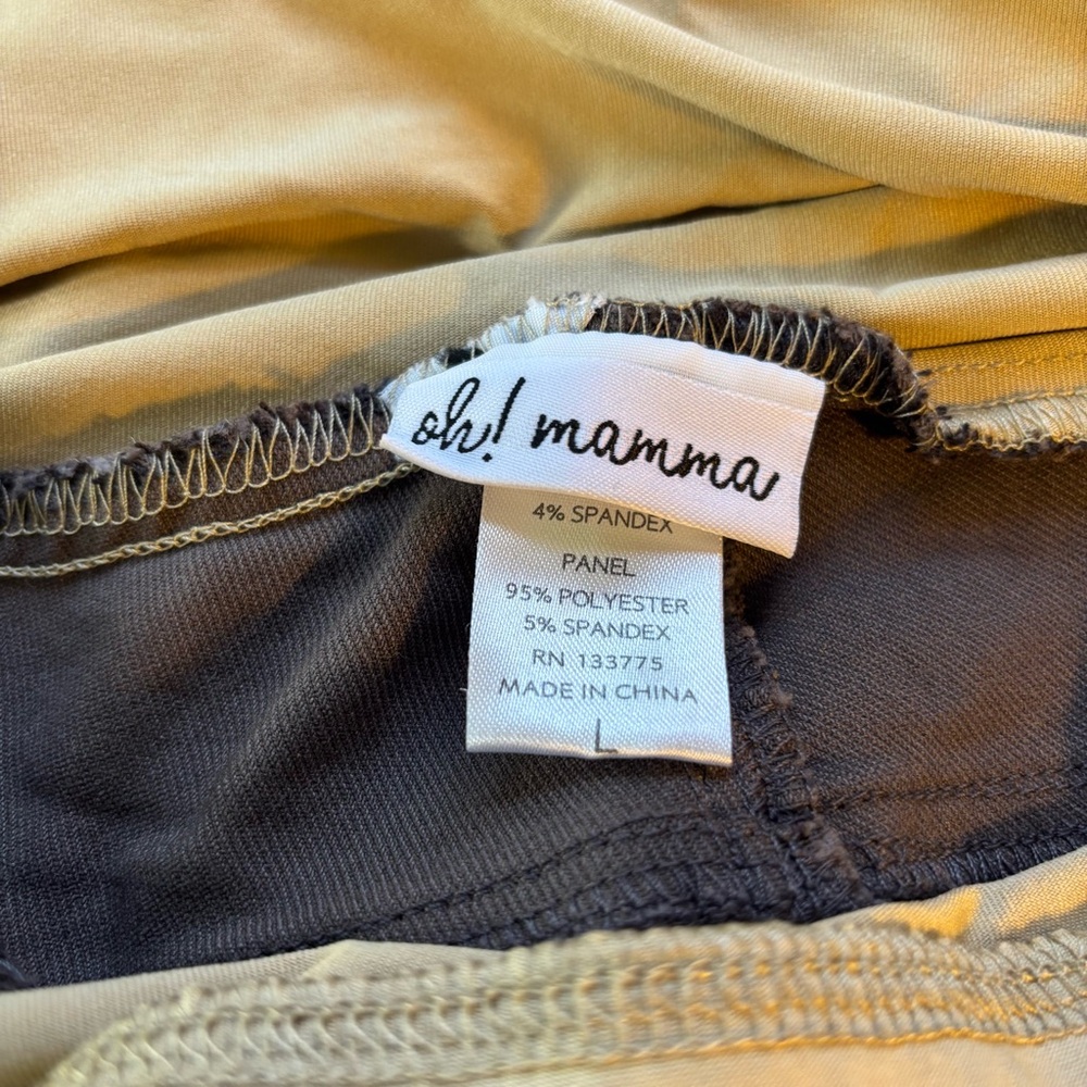 Oh! Mamma Grey Twill‎ Maternity Pants size Large - Picture 6 of 9